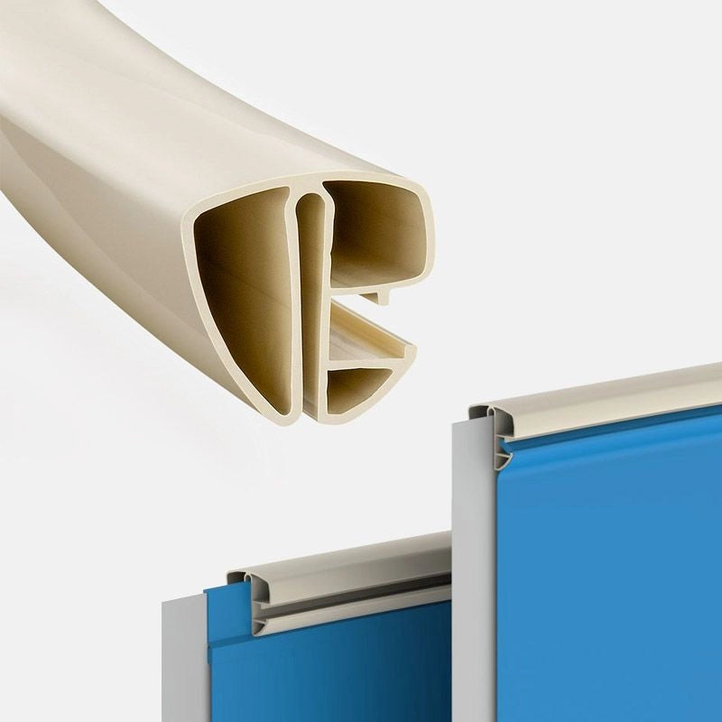 Kit Profili Superiori Rigidi Per Piscina Circolare  4,60 M - In Pvc Sabbia Colore: Sabbia