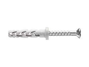 TASSELLO IN NYLON PROLUNG. CON VITE TSP PZ COLLARINO CILINDR. JTX TP/V- - ø mm.6x40 - 100 pezzi ELEMATIC