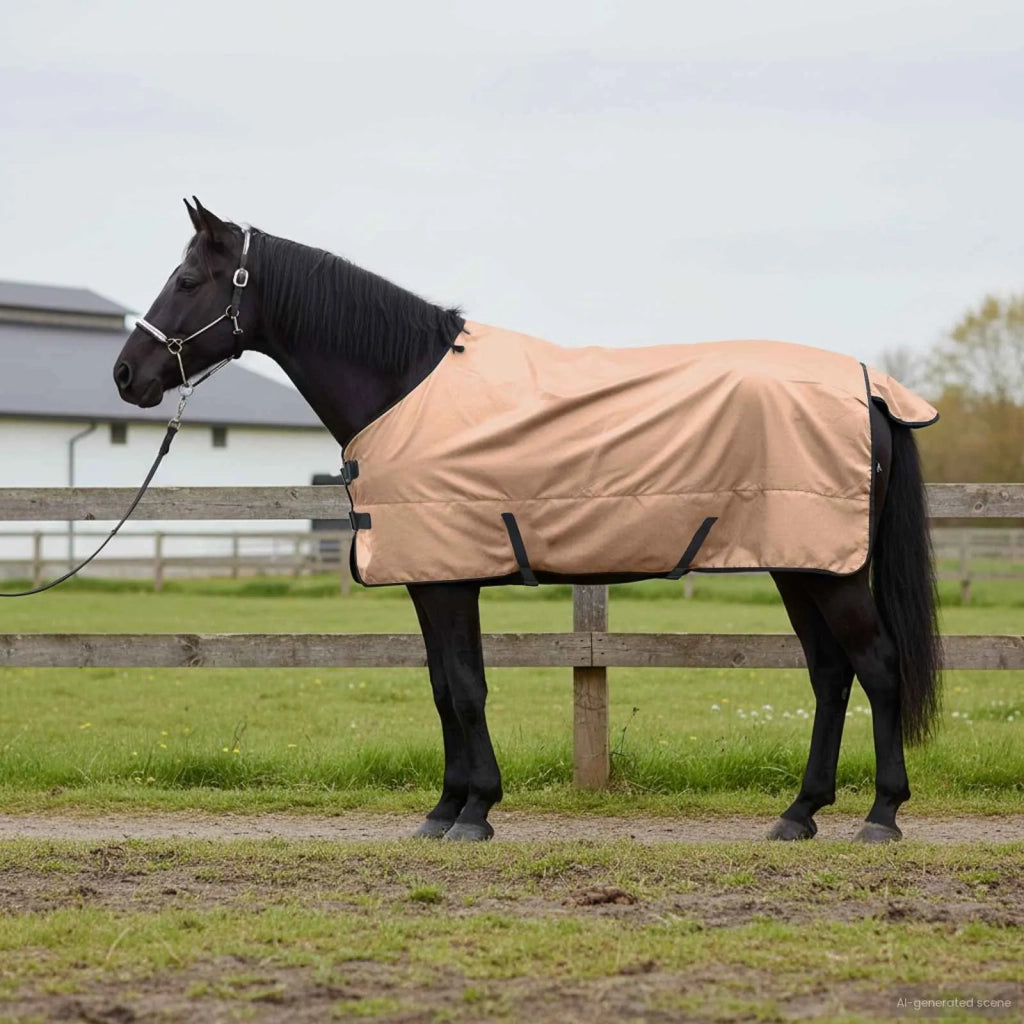 Coperta per Cavalli Cappuccino 125 cm Poliestere CFW7682400