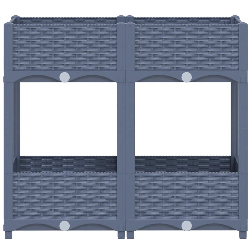 Fioriera Rialzata 80x40x71 cm in Polipropilene 310406