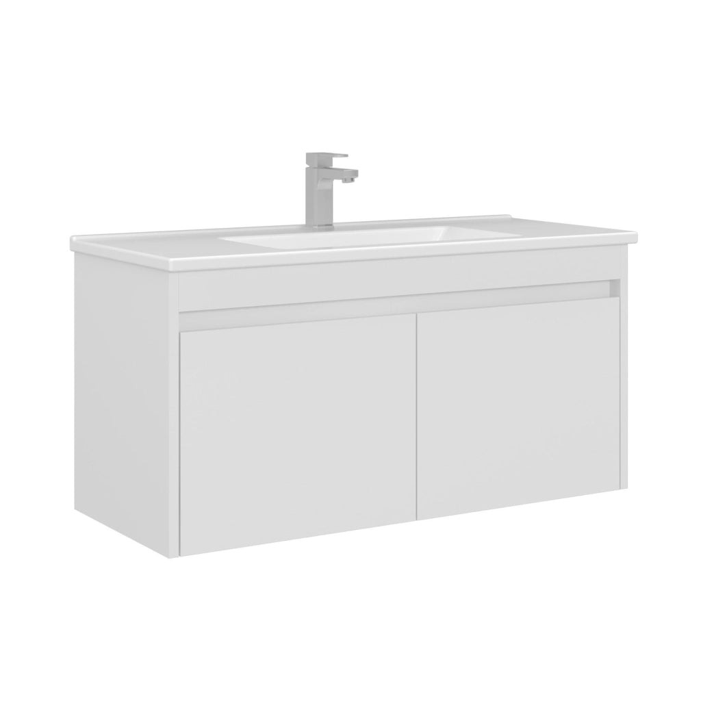 Mobile lavabo "Arno 100" - 100 x 45 x 52 cm - Bianco