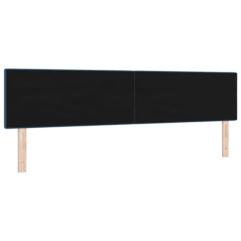 Testiera | Testata LED con strisce LED con Testiera | Testata Blu 200 cm Tessuto