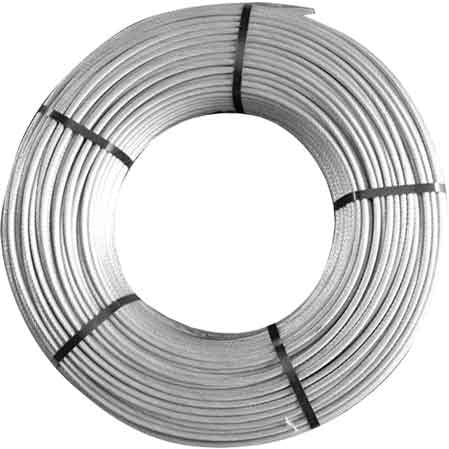 FUNE ZINCATA COMMERCIALE Ø 6 mm - rotolo 100 mt