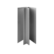 Angolare per zoccolo cucina 90°/135° alluminio satinato h9.7 ANGOLARE135H97AL