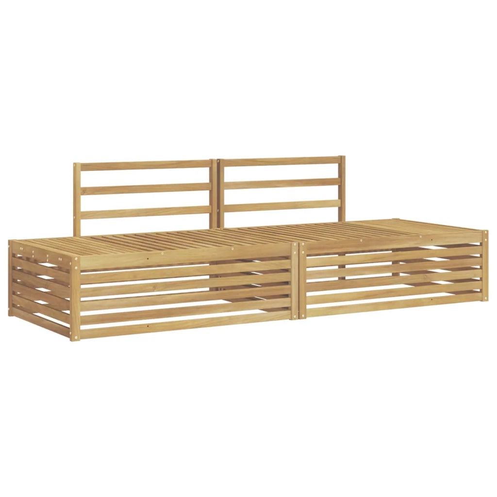 2 pz Set di divani da esterno Bianco 3391104