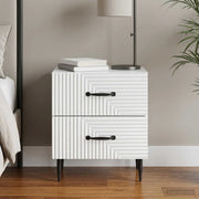 Armadio da Notte con cassetto Bianco 43 x 34,5 x 47,5 cm 894755