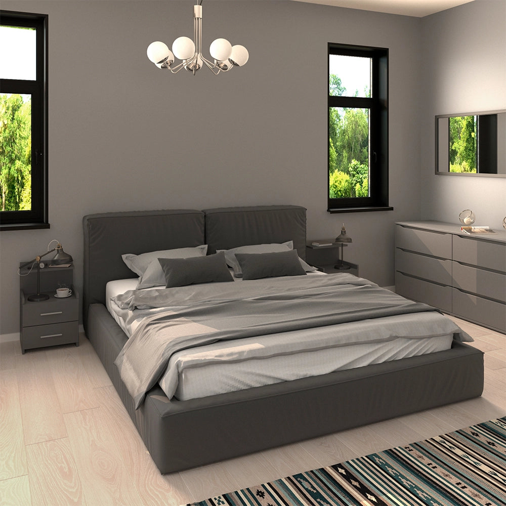 Vicco Comodini camera da letto Antracite 40 x 62 cm
