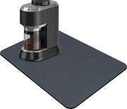 Mat per tavolo da lavoro, grande mat per tavolo da lavoro, asciugamano assorbente lavabile e riutilizzabile a microvezzi per l'evacuazione di liquidi, mat per barista per tavolo da lavoro (40x50cm, Nero)