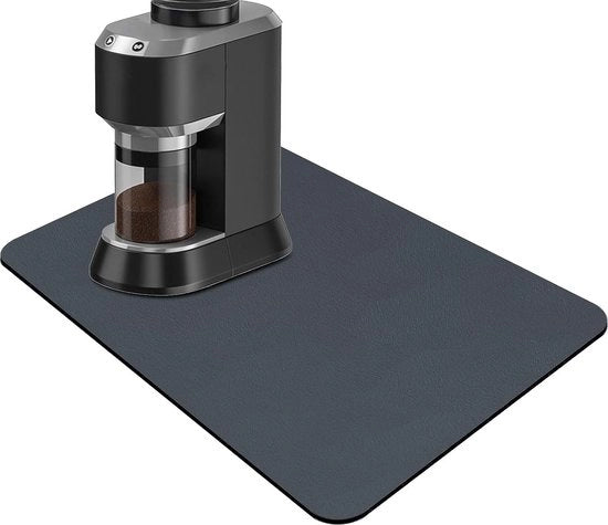 Mat per tavolo da lavoro, grande mat per tavolo da lavoro, asciugamano assorbente lavabile e riutilizzabile a microvezzi per l'evacuazione di liquidi, mat per barista per tavolo da lavoro (40x50cm, Nero)