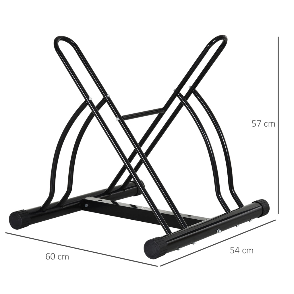 Portabiciclette 2 v¨¦los ¨C zephmum ¨C Nero 54x60x57 cm
