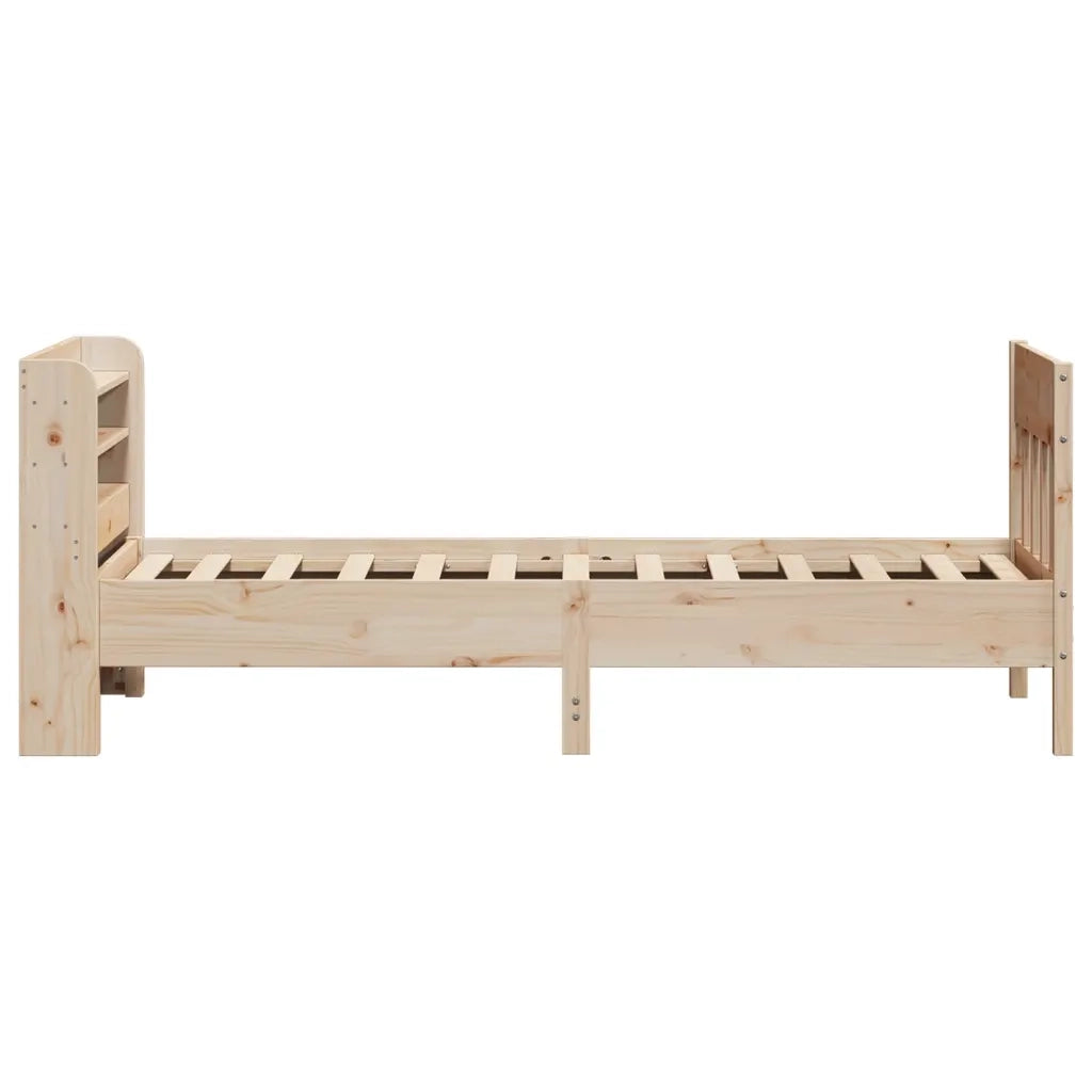 Letto senza Materasso 75x190 cm in Legno Massello Pino