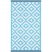 Tappeto da interno/esterno in plastica reversibile "Casablanca"