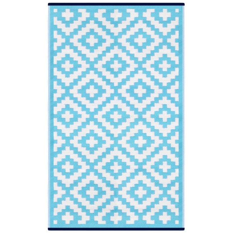 Tappeto da interno/esterno in plastica reversibile "Casablanca"