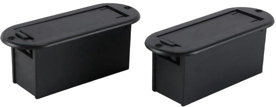 2 Contenitori per Batterie 9V in Plastica con Chiusura Rapida