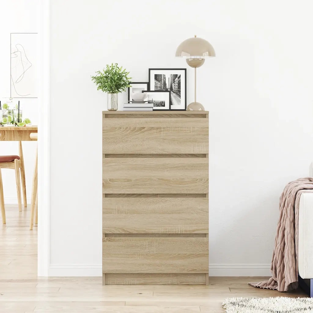 Credenza | Madia | Buffet da pranzo | Armadio da pranzo Rovere Sonoma 60x35x98,5 cm in Legno Multistrato