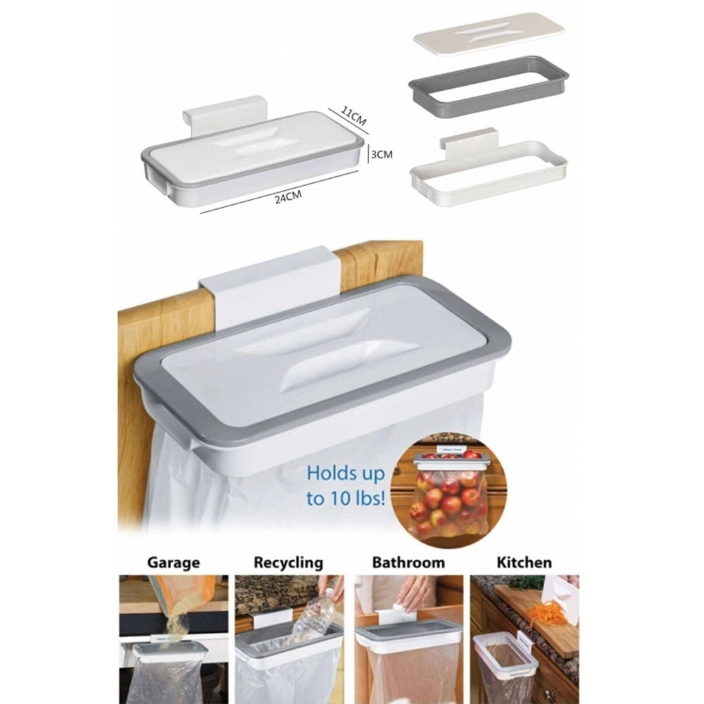 Trade Shop - Supporto Buste Spazzatura Gancio Cassetti Ante Mobili Raccolta Rifiuti Cucina -