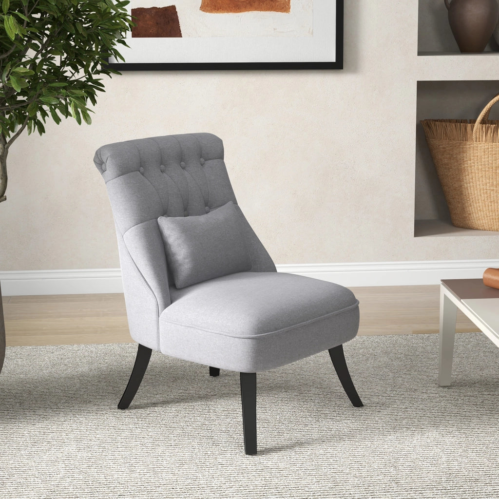 POLTRONA Vintage 52,5x69x77 cm Lino Grigio
