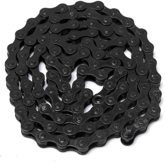 Catena unica per bicicletta da MTB/BMX - 96 anelli - 1/2" x 1/8" - resistente all'usura - facile da installare - in acciaio di carbonio