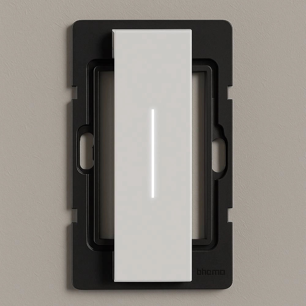 Cover illuminabile bticino 1 modulo varie finiture di colore *** colore bianco, confezione 1