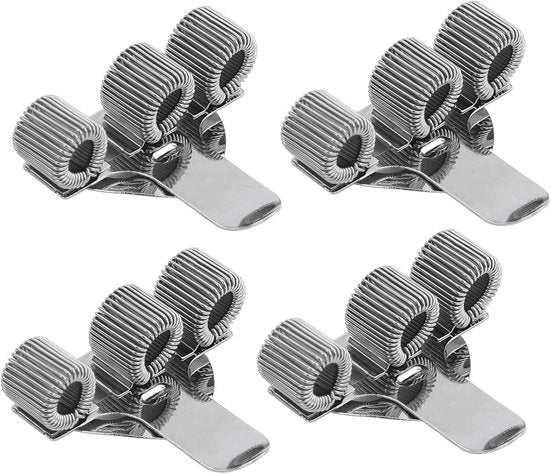 Organizzatore per Pennarelli 4 in 1 - Pennarelliere in Metallo - Pennarelliere con Clip - Organizzatore per Ufficio/Casa - Materiale Duraturo - Pennarelliere Leggere e Portatili
