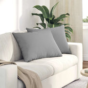 Cuscini da Divano 2 pz-Set di 2 Cuscini per Sofa Grigio Nuvola 70 x 50 cm Tessuto
