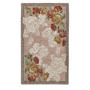 Tappeto floreale BLOOM CIPRIA cm.140x200 disegno moderno con fiori, multiuso lavabile antiscivolo