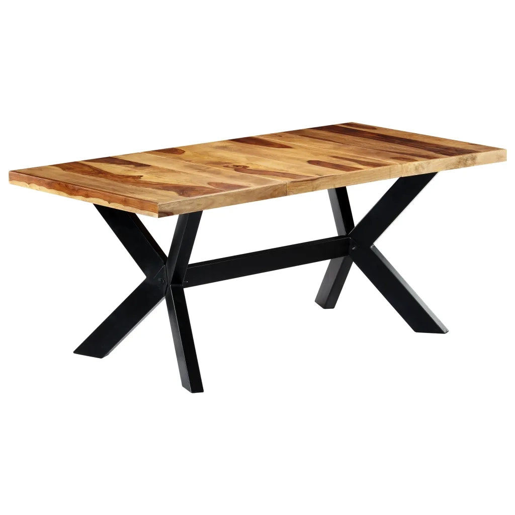Tavolo da Pranzo 180x90x75cm in Legno Massello di Acacia 247432