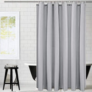 Douchegordino Acquaproprio, Douchegordino per Bagno con 8 anelli di douchegordino, Lavabile Stile elegante e idrorepellente cabina doccia per tende da bagno (180 x 180 cm, Grigio)