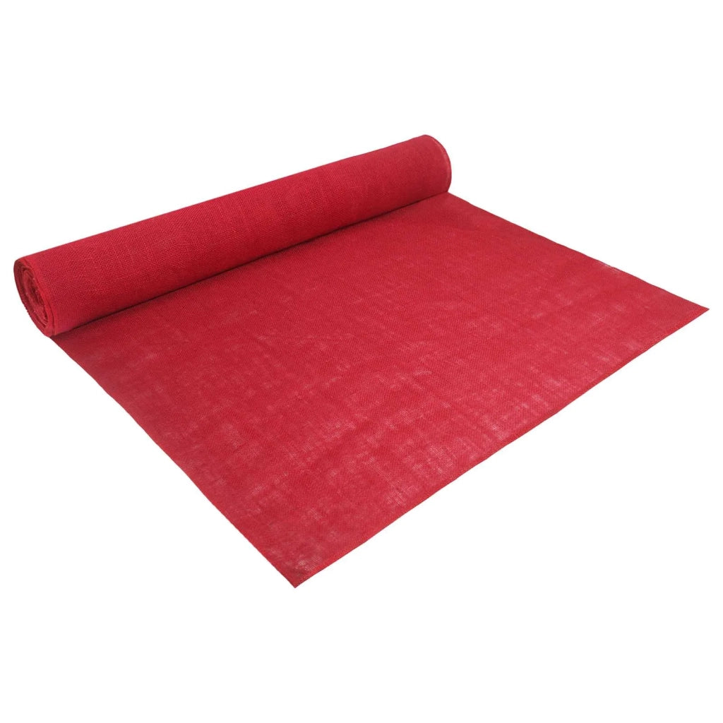 Rotolo di Juta 100 x 1500 cm Rosso 42012172