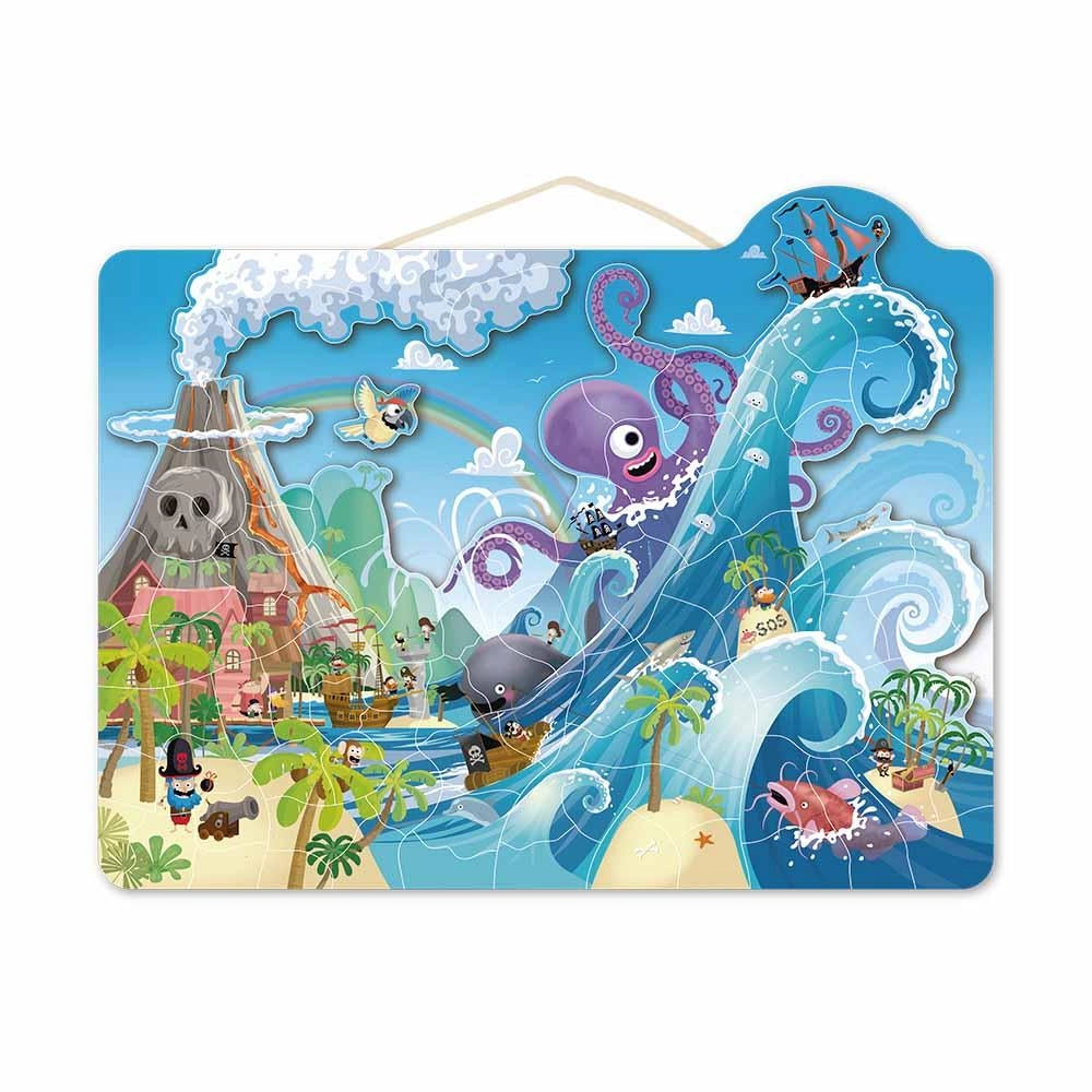 Speedy Monkey - Puzzle Magnetico - Pirati