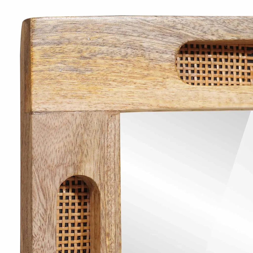 Specchio da Bagno | Specchio decorativo con specchio Marrone 50 x 2,5 x 70 cm