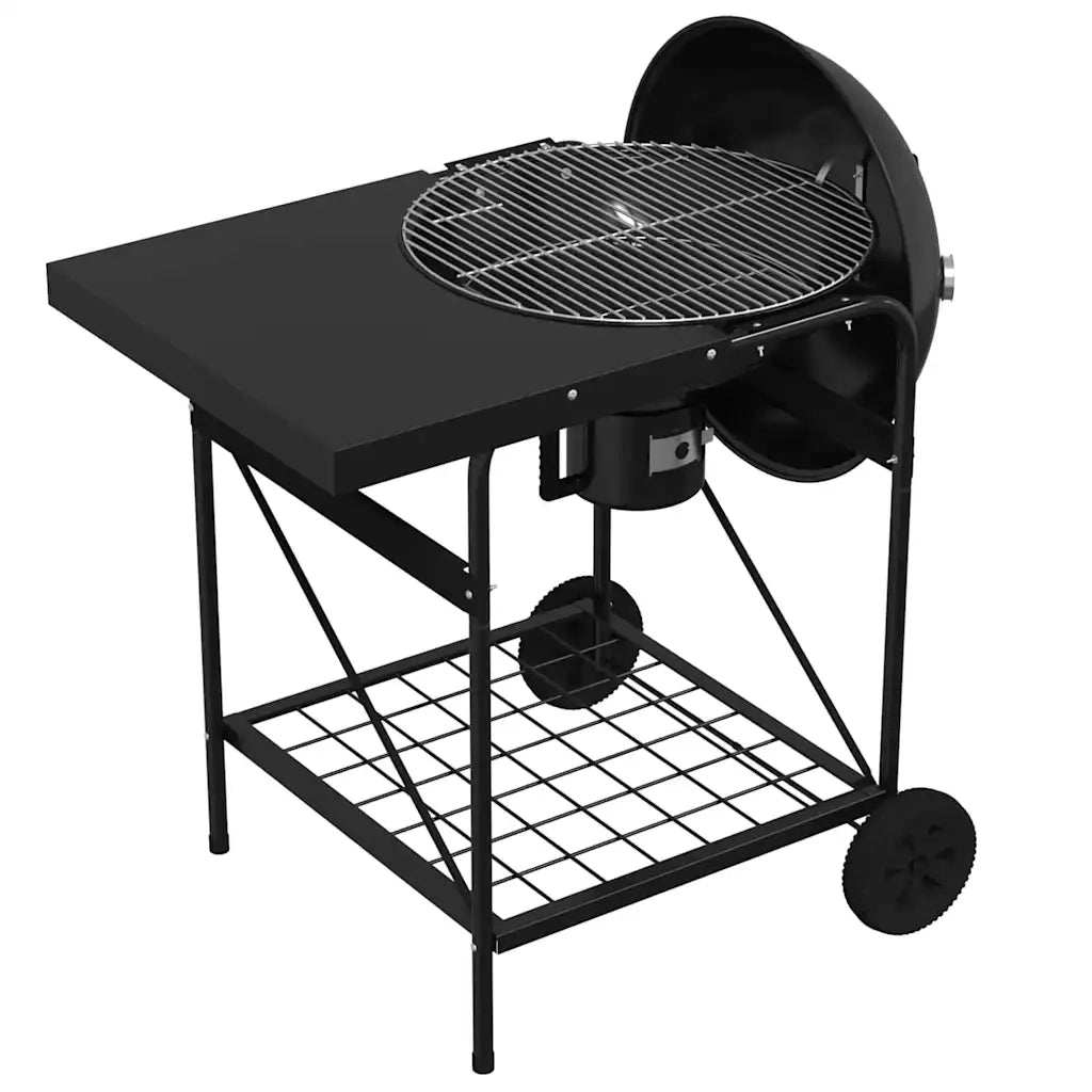 Griglia da Esterno con ruota Nero 91 x 71 x 107 cm Metallo CFW3686348