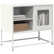 Mobile TV Bianco 68x39x60,5 cm in Acciaio 853391