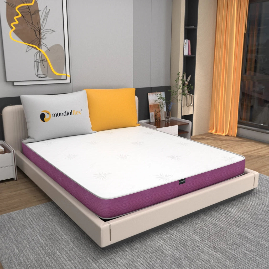 Materasso Memory Una Piazza e Mezza 120x200 Alto 18 cm – Rivestimento Aloe Vera, Traspirante, Ipoallergenico – Ortopedico, Certificato Medico – Made in Italy | Aurora