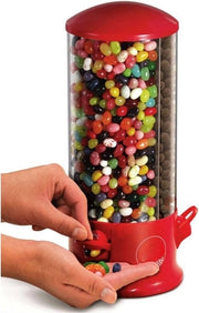 Macchinetta per caramelle automatica – Distributore automatico per caramelle con 3 compartimenti – 29 x 13 cm