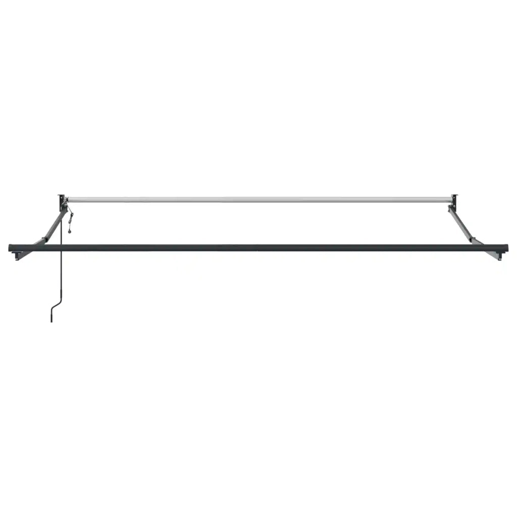 Tenda da Sole | Tenda Retrattile Nero 350 x 250 cm Poliestere e Alluminio