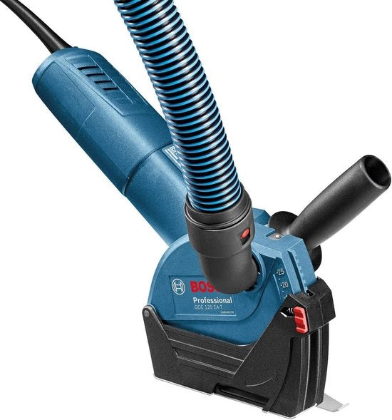 Sfregiatore di Porte - Estrattore di Aria GDE 125 EA-T per Macchine per Sfregiare con Cappuccio di Protezione Adattabile Senza Strumenti - Ø 125 mm