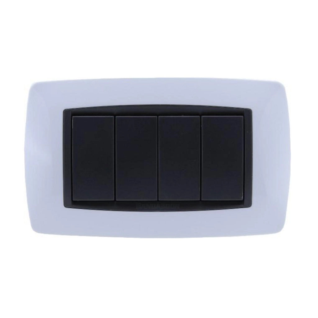 EcoPrice Placca 503 4Mod Bombe' Bianco SD88004-1