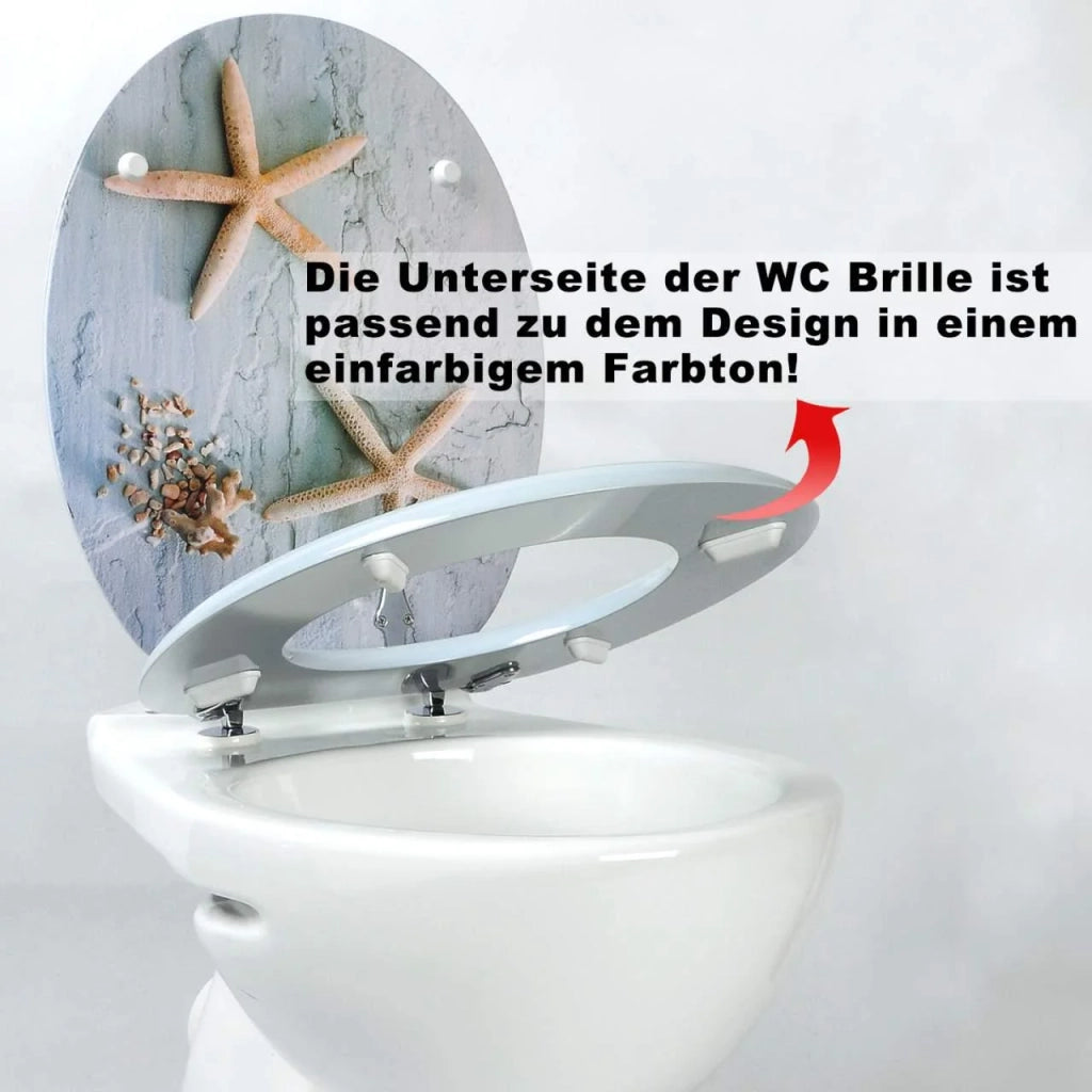 Sedile WC con cerniera a chiusura rallentata in legno robusto per sedile WC da bagno 19_0000671