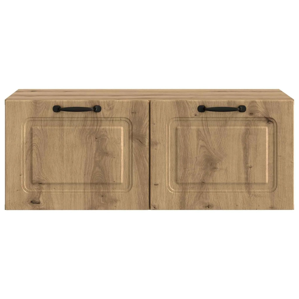 Mobile Porta TV da Muro-Credenza per TV sospesa Rovere Artigianale 78,5 x 41 x 30 cm 416366