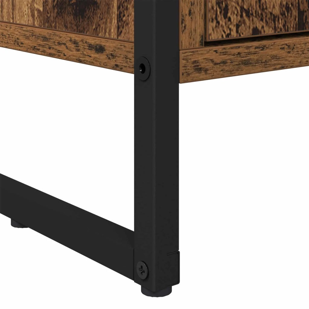 Credenza | Armadi alti Legno vecchio 60 x 36 x 200 cm Legno multistrato
