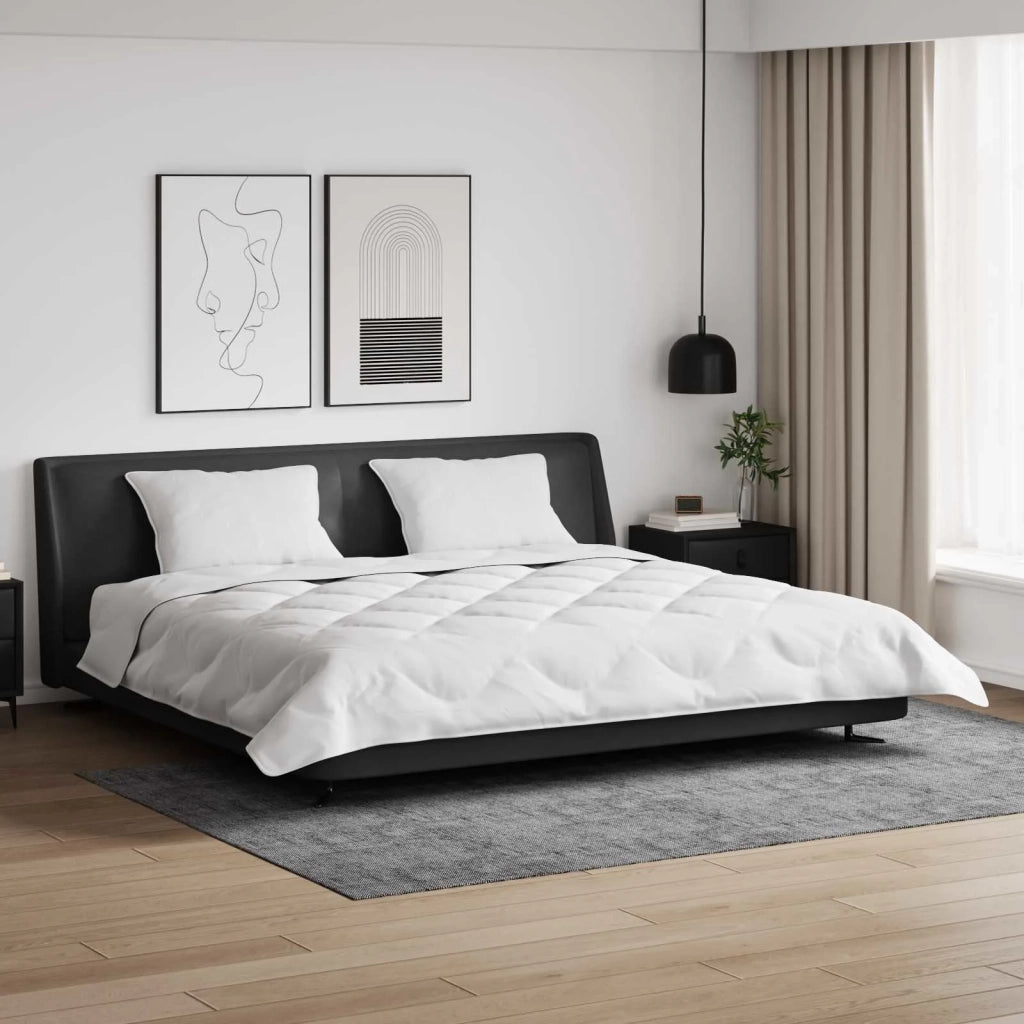 Duvet Invernale con cuscino 3 pcs Bianco Microfibra 3377750