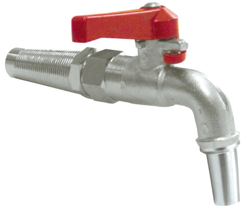 RUBINETTO A SFERA PER BOTTE CON BECCO  mm. 16 6.00 pz