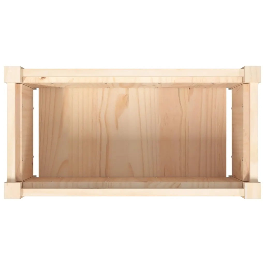 Fioriere da Giardino 2 pz in Legno Massello di Pino 837440