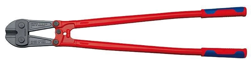 KNIPEX 71 72 910 Tagliabulloni in Acciaio Cromo-Vanadio con Impugnature Bimateriale 910 mm colore Grigio