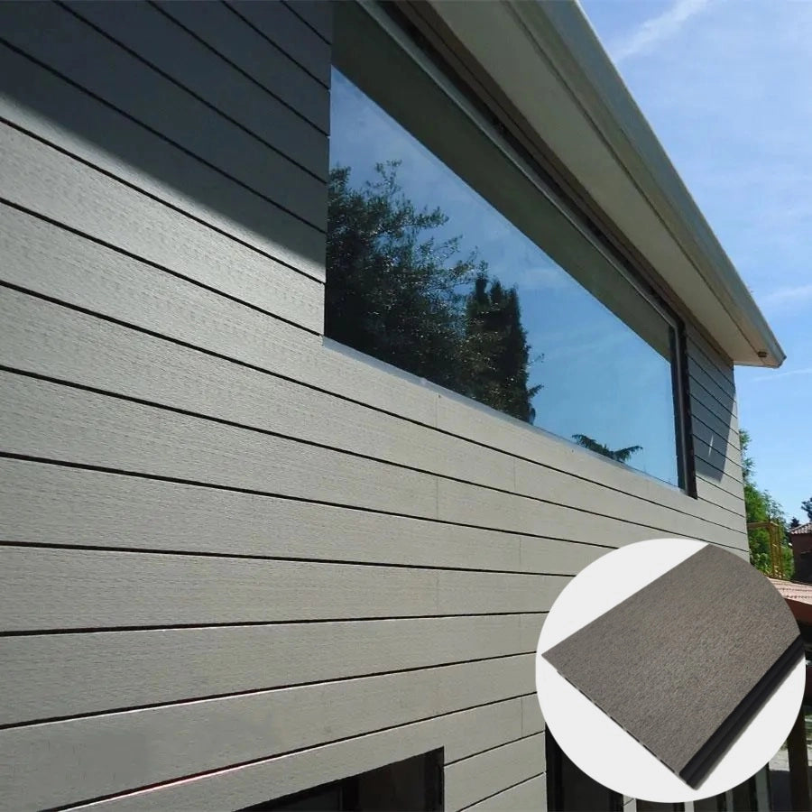 Listoni WPC Plane 15m² per rivestimenti colore Grigio listone 150x2200mm spessore 11mm