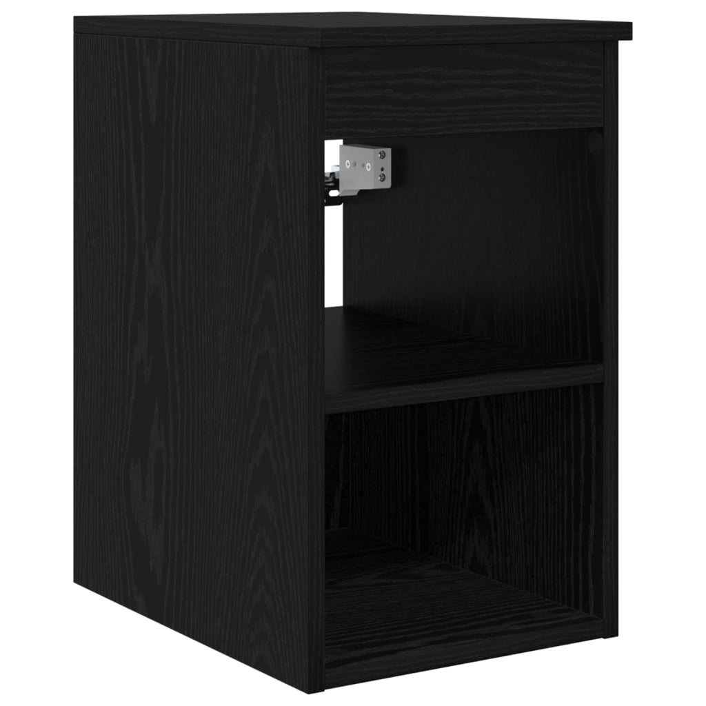 Set di Armadi da Bagno 3 pz Rovere Nero 49,5 x 35 x 63 cm 3405788