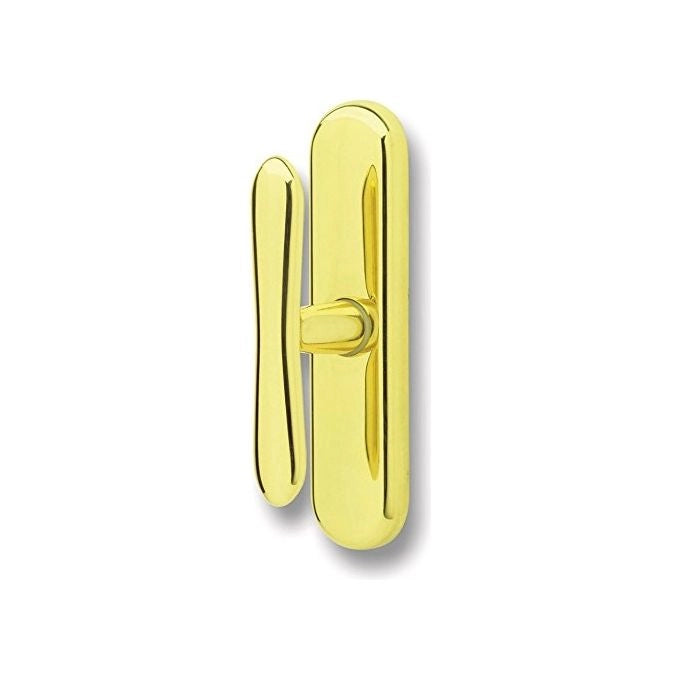 Ghidini FV24971 Uno Martellina Cremonese per Finestre su Placca Attacco Q7 Senza Gioco Ottone Cromo Satinato colore Cromo Satinato