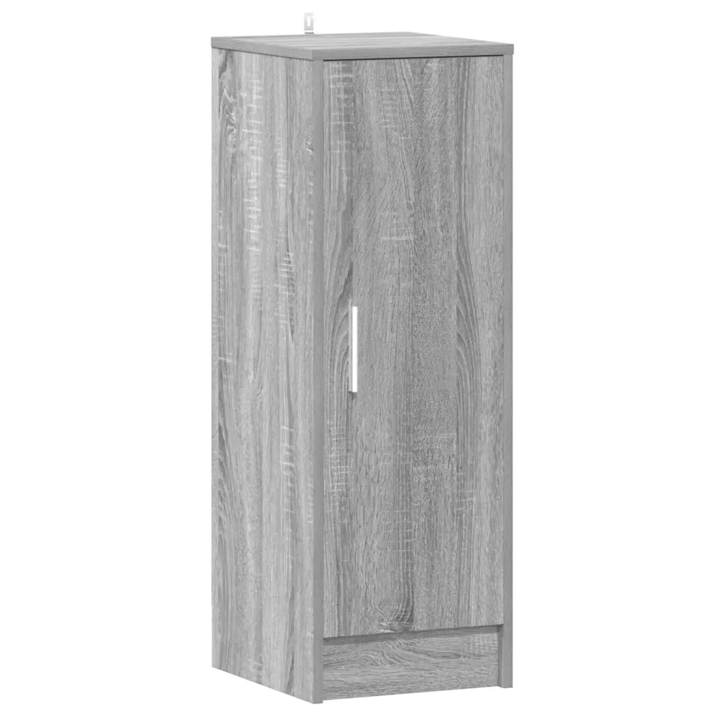 Scarpiera-Scaffale per scarpe Grigio Sonoma 32x35x92 cm in Legno Multistrato