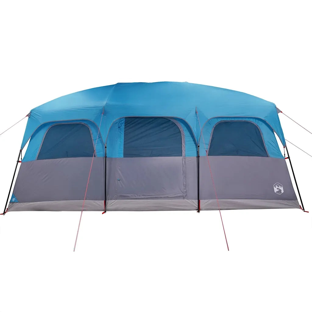 Tenda Familiare Cabina per 10 Persone-Tenda da campeggio Blu Impermeabile